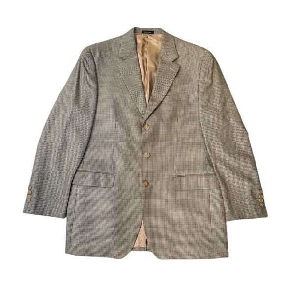 Ralph Lauren Men's 41L Blazer for‎ Dillard's Small Houndstooth Pattern